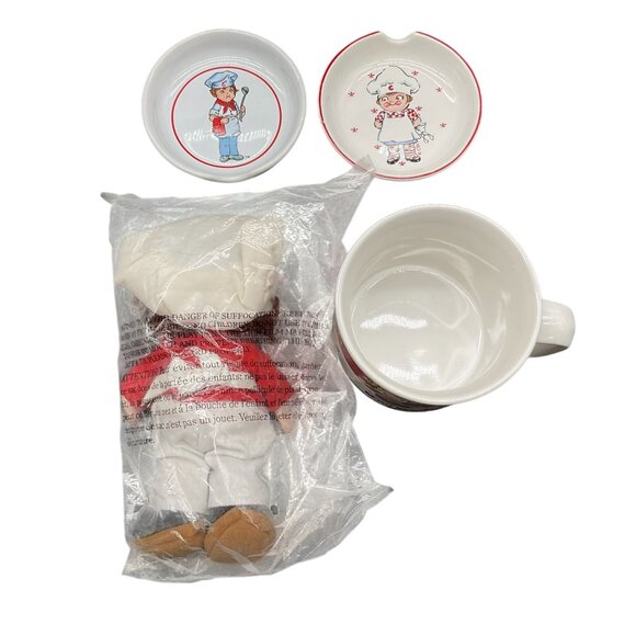 Campbells Kids Collectible Set Mug Spoon Rests & Plush Doll Westwood - Picture 3 of 3
